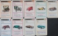 Preview: Schmid Spiele "Traumautos frueher - heute" 1973 Cardgame (4105)